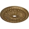 Ekena Millwork Tomango Egg & Dart Medallion (Canopies up to 6 3/4"), 27 7/8"OD x 3 7/8"ID x 2 1/2"P, Pale Gold CM27TOPAS - alternate 4